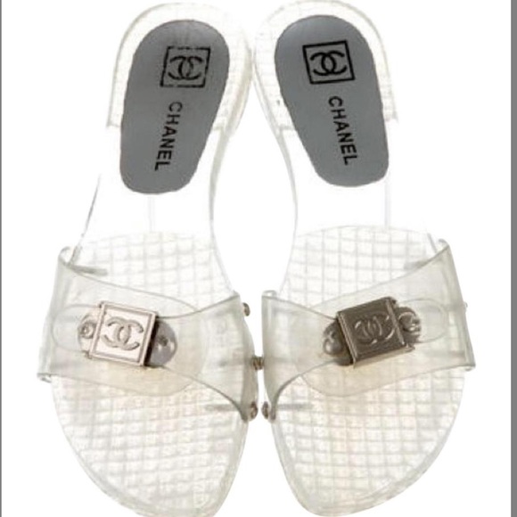 vintage chanel slides
